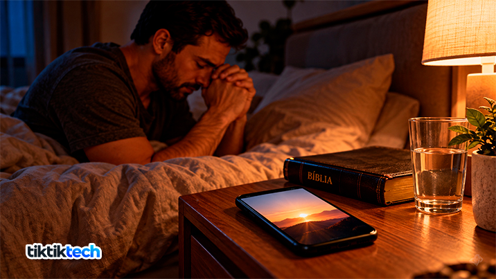 Despertador com salmos: como acordar com uma oração no celular sem depender de app desconhecido