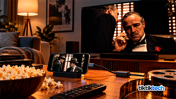 Como transformar o celular em uma TV de cinema clássico sem assinatura